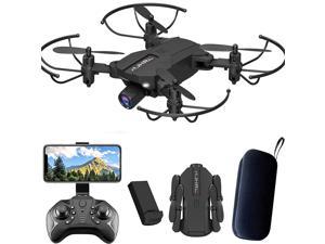 Small Mini Drone With Camera Drones For Adults Drone For Kids 1080P Drones With Camera Live Video Fpv Helicopter Altitude Hold Drone Hj66 Drone (Black, 1 Battey&1080P Wifi Camera)