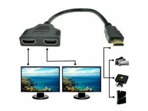4K HDMI Cable Splitter Adapter 2.0 Converter 1 In 2 Out 1 Male to 2 Female UHD