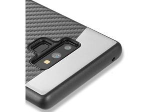 Samsung Galaxy Note 9 - Hard TPU Rubber Magnetic Black Carbon Fiber Case Cover Samsung Galaxy Note 9 - Hard TPU Rubber Magnetic Black Carbon Fiber Case Cover