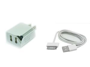 2.1A Wall AC Charger+USB Cord for Samsung Galaxy Note 10.1 LTE SCH-i925U Tablet