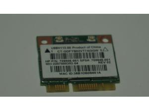 HP Realtek RTL8188EE 802.11 bgn 1x1 WiFi card New 709848-001, 709505-001 HP Realtek RTL8188EE 802.11 bgn 1x1 WiFi card New 709848-001, 709505-001