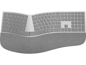 Microsoft - 3RA-00022 Ergonomic Full-size Wireless Surface Keyboard - Silver
