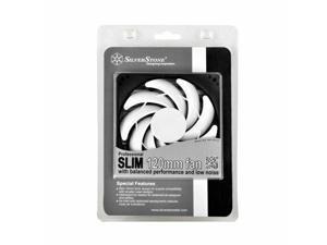 Silverstone SST-FN123 Slim 120mm x 120mm x 15mm Sleeve Bearing Case Fan, 3pin Silverstone SST-FN123 Slim 120mm x 120mm x 15mm Sleeve Bearing Case Fan, 3pin
