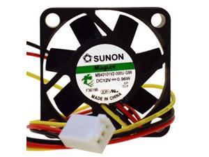 Sunon MB40101V2-000U-G99 40mm x 40mm x 10mm Vapo Bearing Fan 3 Wire Pin Magley
