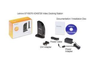 New Lenovo USB Video Docking Station 2.0 Port Universal w/DVI-I output VDK8726 New Lenovo USB Video Docking Station 2.0 Port Universal w/DVI-I output VDK8726