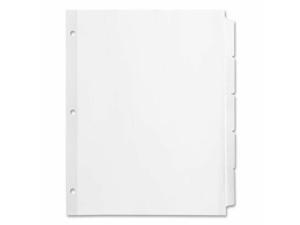 32375 Pack of 5 Clear Business Source Binder Pockets