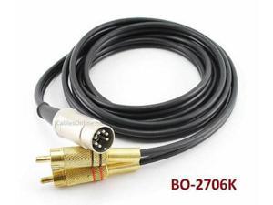 Quad Audio Cable CablesOnline 25ft 7-Pin Din Plug to 2RCA Plug BO Naim