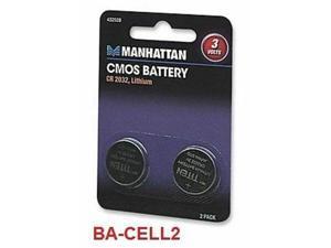Lithium CMOS Battery CR2032, ( 2 pack), BA-CELL2