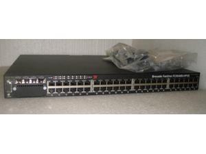 Brocade FastIron CX FCX648S-HPOE 48 Port POE+ Gigabit Switch With 4 x SFP Ports Brocade FastIron CX FCX648S-HPOE 48 Port POE+ Gigabit Switch With 4 x SFP Ports