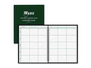 Ward Lesson Plan Book, Wirebound, 6 Class Periods/Day, 100 Pages, Green Ward Lesson Plan Book, Wirebound, 6 Class Periods/Day, 100 Pages, Green