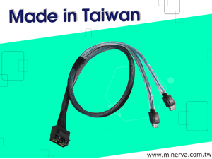 Mini SAS HD (SFF-8643) 8-Lane to OCulink (SFF-8611) 4-Lane x2 Y Cable Mini SAS HD (SFF-8643) 8-Lane to OCulink (SFF-8611) 4-Lane x2 Y Cable