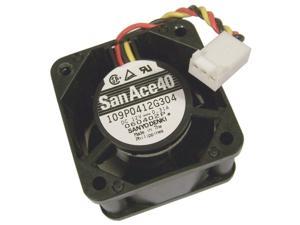 San Ace40 Fan Assembly 40x30mm 12VDC 0.31A 109P0412G304 3-wires EXP5800 Rd-1