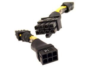 HP 6-Pin to 8-Pin Graphic Power Adapter 460621-002 6-Pin-M to 8-Pin-F Cable HP 6-Pin to 8-Pin Graphic Power Adapter 460621-002 6-Pin-M to 8-Pin-F Cable