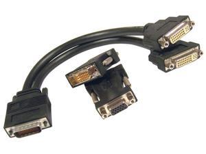 Matrox DMS-60 to Dual DVI with VGA Adapter F16123-00 Splitter Cable for G450 MMS Matrox DMS-60 to Dual DVI with VGA Adapter F16123-00 Splitter Cable for G450 MMS