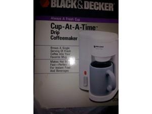 black & decker cup-at-a-time coffee maker model: dcm6