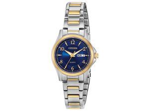 Citizen EQ0595-55L Quartz Women's Watch Silver/Gold Stainless Steel