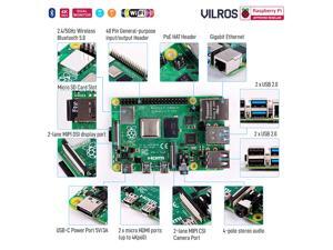 Vilros Raspberry PI 4 Model B Complete Desktop Kit with Mini Gaming Style Keyboard/T-pad Vilros Raspberry PI 4 Model B Complete Desktop Kit with Mini Gaming Style Keyboard/T-pad