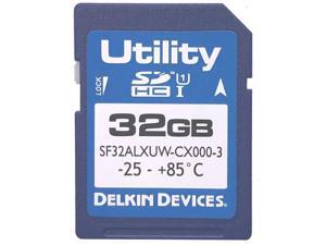 Delkin SF32ALXUW-CX000-3 CRC 32GB 9p SDHC r27MB/s w21MB/s Class 10 UHS-I MLC Utility Secure Digital High Capacity Card bulk Delkin SF32ALXUW-CX000-3 CRC 32GB 9p SDHC r27MB/s w21MB/s Class 10 UHS-I MLC Utility Secure Digital High Capacity Card bulk