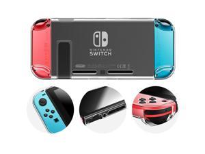 Crystal Clear Protective Case Cover Storage Shell for Nintendo Switch Console