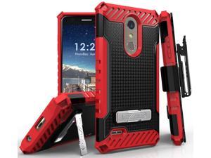 Red Case Cover Belt Clip Strap for LG K30 Phoenix Plus Premier Pro Harmony 2
