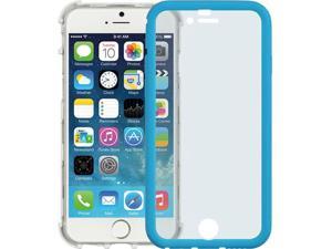 BLUE WHITE WRAP CASE COVER BUILTIN LCD SCREEN GUARD PROTECTOR FOR iPHONE 6 47