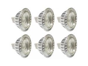(Pack of 6, Warm White) 5w Mr16 Led Bulbs, 50w Equivalent, Perfect Standard Size, Recessed Lighting, MR16 LED, LED spotlight, 360lm, 45°
