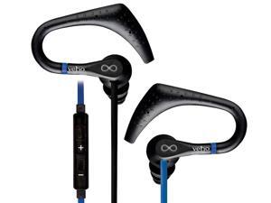 Veho Black/Blue CEVEP-006-ZS3 3.5mm Connector ZS-3 Water Resistant Sport Hook Earbuds Veho Black/Blue CEVEP-006-ZS3 3.5mm Connector ZS-3 Water Resistant Sport Hook Earbuds