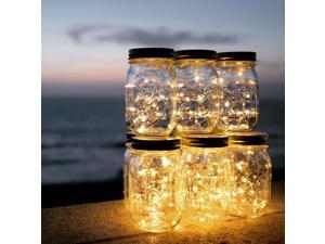 20 LED Solar Fairy Cap Light Mason Jar Lid Lamp Xmas Outdoor Garden Decor 2M Warm Light Automatic Charging Automatic Lighting 20 LED Solar Fairy Cap Light Mason Jar Lid Lamp Xmas Outdoor Garden Decor 2M Warm Light Automatic Charging Automatic Lighting