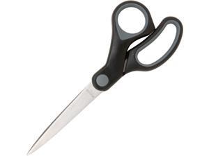 Sparco Straight Scissors Rubber Handles 8" Straight Black 25226 Sparco Straight Scissors Rubber Handles 8" Straight Black 25226