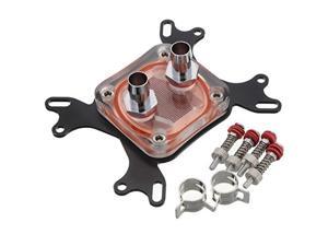 cpu water cooling block waterblock 50mm copper base cool inner channel