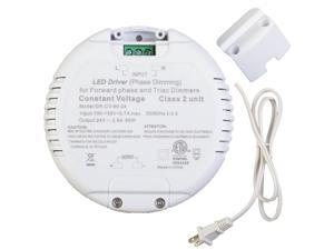 ETL LISTED 24V 60W CLASS 2 TRIAC DIMMABLE ROUND SHAPE POWER SUPPLY ETL LISTED 24V 60W CLASS 2 TRIAC DIMMABLE ROUND SHAPE POWER SUPPLY