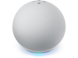 Echo Dot (4th Gen) | Smart Speaker with Alexa | Glacier White
