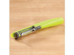 Kitchen Vegetable Peeler, Grater and Slicer Tri Blade Handheld Rotary with Julienne Blade for Super Thin Strips