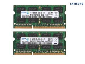 SAMSUNG 8GB Kit (2* 4GB) 204-Pin DDR3 SO-DIMM DDR3 1333 (PC3 10600) Laptop Memory Model M471B5273DH0-CH9