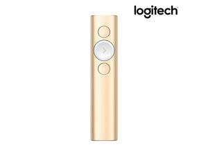 Logitech Spotlight Presentation Remote - Advanced Digital Highlighting with Bluetooth, Universal Compatibility, 30m Range and Quick Charging - Gold