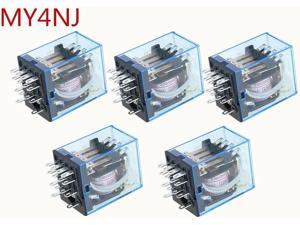 5pcs general purpose relay MY2 DPDT 8 pins MY2NJ relais 12v 24v 110v 220v relay switch 5pcs general purpose relay MY2 DPDT 8 pins MY2NJ relais 12v 24v 110v 220v relay switch
