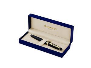 Waterman Expert Black with Golden Trim, Rollerball Pen with Fine Black refill (S0951680) Waterman Expert Black with Golden Trim, Rollerball Pen with Fine Black refill (S0951680)