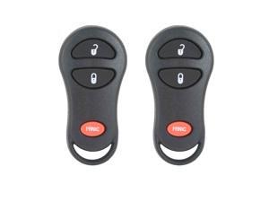 Keyless2Go New Replacement Shell Case and Button Pad for Remotes FCC GQ43VT17T GQ43VT13T GQ43VT9T Shell ONLY