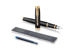 Parker Pen Urban Series Matte Black Golden Cilp 0.5mm Fine Nib Rollerball Pen 