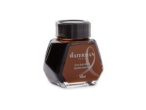 Waterman 1.7 oz Ink Bottle for Fountain Pens, Absolute Brown (S0110830) Waterman 1.7 oz Ink Bottle for Fountain Pens, Absolute Brown (S0110830)