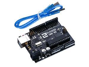 Elegoo EL-CB-001 UNO R3 Board ATmega328P ATMEGA16U2 with USB Cable for Arduino Elegoo EL-CB-001 UNO R3 Board ATmega328P ATMEGA16U2 with USB Cable for Arduino