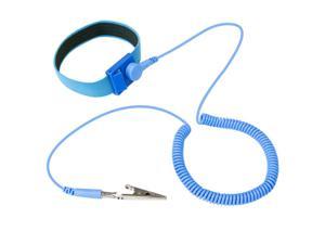Kingwin Anti Static Wrist Strap Blue, Adjustable ESD Wrist Band Fits Your Wrist Comfortably. Grounding Bracelet to Protect Your PC Computer or Electronics from Static Electricity