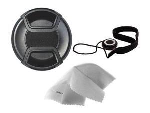 Lens Cap Center Pinch for Pentax K-x (58mm) + Lens Cap + Microfiber Cloth Lens Cap Center Pinch for Pentax K-x (58mm) + Lens Cap + Microfiber Cloth