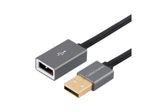CableCreation USB 2.0 Extension Cable, 1.66 ft Flat Slim-line USB A Male to Female Extender for Gamepad, Flash Drive, Mouse, Keyboard, Printer, Scanner, Card Reader, 0.5M, Black CableCreation USB 2.0 Extension Cable, 1.66 ft Flat Slim-line USB A Male to Female Extender for Gamepad, Flash Drive, Mouse, Keyboard, Printer, Scanner, Card Reader, 0.5M, Black