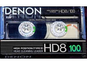 Denon HD8 100 Blank Cassette High Position Type II Denon HD8 100 Blank Cassette High Position Type II