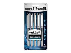 uni-ball Vision Needle Rollerball Pens, Fine Point (0.7mm), Black, 5 Count uni-ball Vision Needle Rollerball Pens, Fine Point (0.7mm), Black, 5 Count