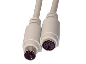BattleBorn 6' ft PS/2 Extension M-F Male to Female 6 Foot PS2 6-Pin Cable NEW BattleBorn 6' ft PS/2 Extension M-F Male to Female 6 Foot PS2 6-Pin Cable NEW