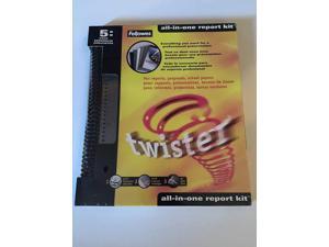 Fellowes Twister All-in-one Report Cover Blue 5 in Package-52347 Fellowes Twister All-in-one Report Cover Blue 5 in Package-52347