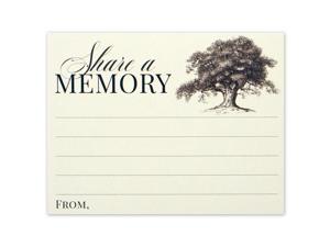 Share a Memory Card for Memorial Funeral or Celebration of Life - Flat Cards Size 4.25x5.5 Inches - Pack of 40 Share a Memory Card for Memorial Funeral or Celebration of Life - Flat Cards Size 4.25x5.5 Inches - Pack of 40