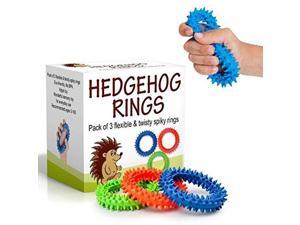 3 Pcs Sensory Fidget Toy Flexible  Bracelet ADHD Support Ring Rubber BPA-Free 